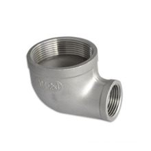 Stainless steel tee pipe fitting nipple fittings Low Price Reducing Elbow 150LBS BSPT NPT thread